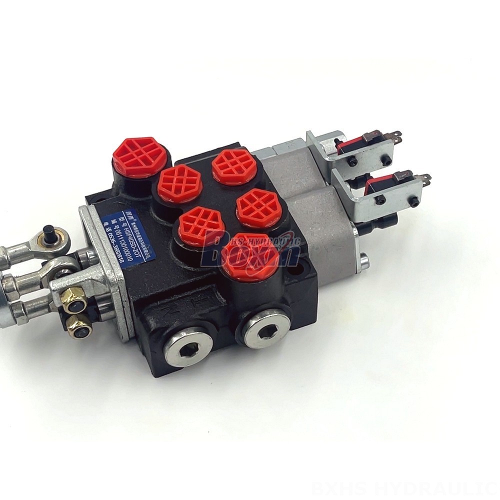 Next-Generation P40 Micro Switch Joystick 2 Spool Monoblock Directional Valve: Driving Hydraulic Advancements detail image